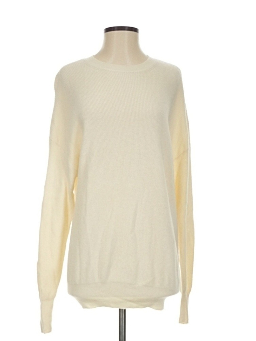 Vineyard Vines Cream Ribbed Knit Sweater - Navy Label